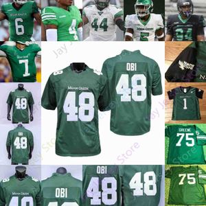 North Texas Unt Mean Green Football Jersey NCAA Joe Greene Austin Aune Ayo Adeyi Kd Davis Jake Roberts Adaway III Johnson Burns