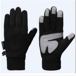 North Winter Fleece Lettre Gants Design à la mode Gant A Mitaines Chaudes Coupe-Vent Hommes Femmes Écran Tactile Gants En Plein Air Équitation Fleece230l