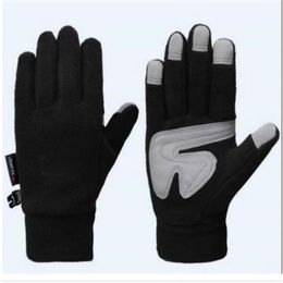 North Winter Fleece Lettre Gants Design à la mode Gants A Coupe-vent Chaud Mitaines Hommes Femmes Écran Tactile Gants En Plein Air Équitation Fleece224g