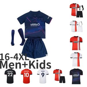 2023 2024 Luton Town Soccer Jerseys WOODROW MORRIS 23 24 ADEBAYO DOUGHTY Curtis Lansbury Donaghy Berry Givens Mick Mpanzu home away 3rd maillots de futbol men kids top