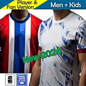 Norwaies Soccer Jersey Erling Haaland Odegaard Oscar 2024 2025 Équipe nationale 24 25 Kit de football Men Kid Kit Set Home Away Men Uniform White Player Version