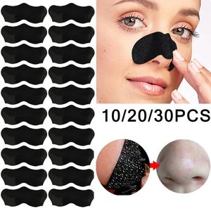 Masque de dispositif de refroidissement noir du nez Nettoyage en profondeur Pisque rétractable Traitement de l'acné Masque Soins de la peau Post Black Pore Pores bandes 102030pcs 240515