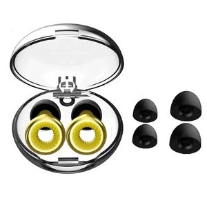 Pince-nez Bouchons d'oreille de natation en silicone pour hommes et femmes - Fournitures de réduction du bruit Bouchons d'oreille antibruit insonorisés réutilisables pour le sommeil 231213