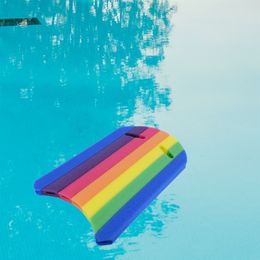 Neuswacht Rainbow Swimming Float Board Kids zwembad Float Learning Training Aids Kickboard Plate Surf Water Safe Tool Luchtmatrassen 23052444