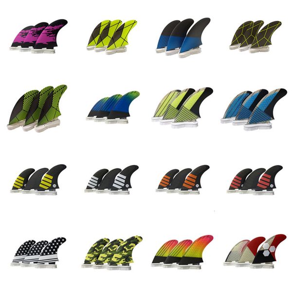 Nose Guard UPSURE FCS 2 Surf Fins Double Tabs 2 Fin M 3pcs par set Honeycomb Fiberglass Double Tabs 2 Fin Fiberglass Tri fin set 230613