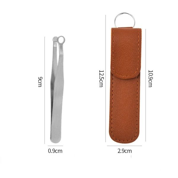 Coiffure de nez Tipage Tweezers Trimmer du nez Twezer Astuce Round Perfect Arear Nez Eprasse de cheveux Coupage Nez Épilation des cheveux Tweezers pour la pointe ronde Trimmer du nez