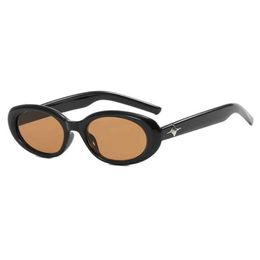 Lunettes de soleil de nez lunettes de soleil ovales rétro pour femmes Nouvelles lunettes de protection de la marque de style punk de nouveauté Fashion Fashion UV400