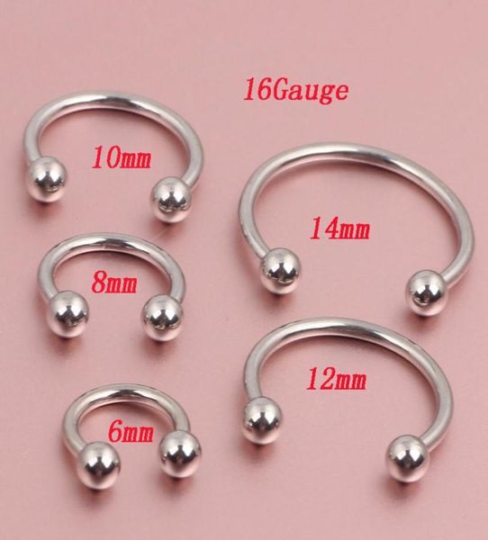 Pin de la nariz N07 100 piezas de acero inoxidable perforando joyas joyas anillo de la nariz joyas de plástico anillos de nariz piercings n193943375