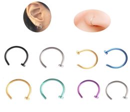 NEE NUS RING BUDEN Piercing sieraden Body Arts Fake Septum Rings Nosecuffs Magnet Ear Tragus Kraakbeen Lip Labret Cheater Niet -doorboorde M1945533