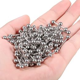 Neus Ringen Studs 20 PcsLot rvs Tong Oor Ringen Bars Barbell Voor Vrouw Man Unisex Body Piercing Sieraden Groothandel 230605