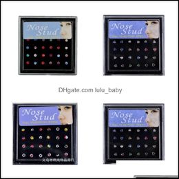 Neusringen Studs Body Sieraden 144 PCS/Lot 316L roestvrijstalen damesring Piercing 66 N2 Drop Delivery 2021 3XSXA