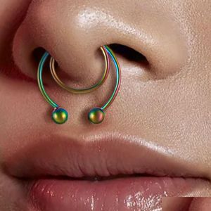 NEUR-ringen Studs Clips Hoops voor vrouwen Non-Dircing Body Jewlery Medical Stainless Steel Rose Gold Color Groothandel 2023 Nieuwe druppel de Dhknt