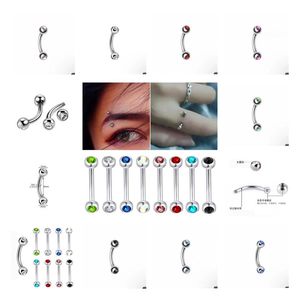 Neusringen studs mode roestvrijstalen hoefijzer nepring c clip lip piercing stud hoepel voor vrouwen mannen barbell drop levering je ot0c1