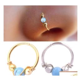 Neusringen studs mode dames kralen oorrang lip ring neusgat neusje body piercing sieraden drop levering dh0dy dh0dy