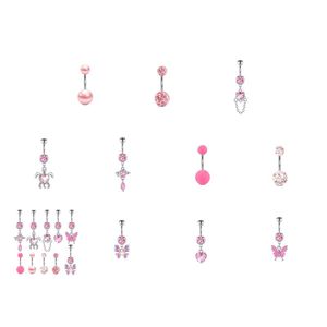 Anneaux de nez étalons bijoux en acier chirurgical septum clicker anneau punk femmes hommes zircon cercle body ps0894 6nfpc drop livraison oti8k