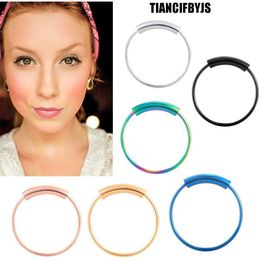 TIANCIFBYJS Mode Anneau De Nez Anneau À Lèvres Hoop Labret Piercing Anneaux pour Femmes Pircing Corps Bijoux Tragus Boucle D'oreille 60pcs Mix 3 Taille L230806