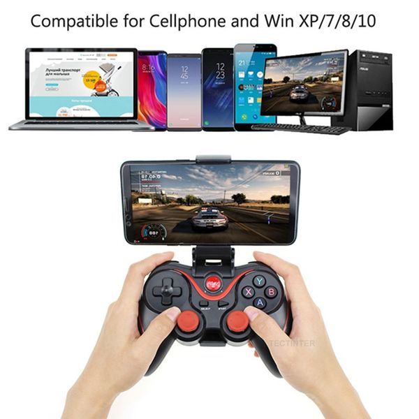 Reproductor de juegos con mango nostálgico Controlador de juegos inalámbrico Bluetooth conectado directamente a Android o ios