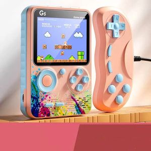 Nostalgische handgreep G5 Parent-kind Handheld Game Console 500 Games Consoles Color Screen Retro FC Games 4 kleuren