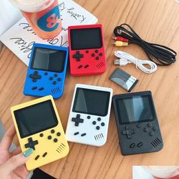 Nostalgische handgreep Mini Retro Handheld Draagbare gamespelers Videoconsole Kan 400 Sup-games opslaan 8 Bit Colorf LCD Drop Delivery Acce Dherh