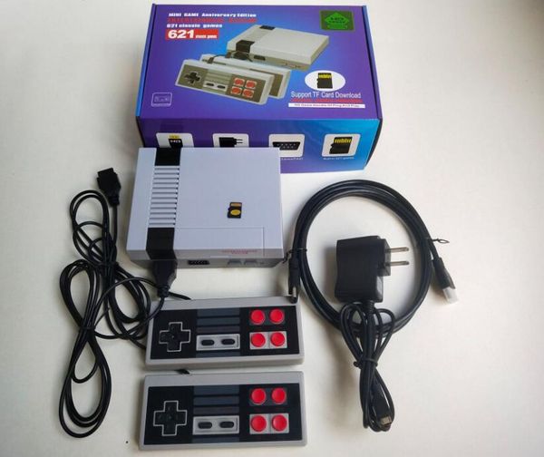 Nostalgic Host UPgrade edition Mini TV peut stocker 621 consoles de jeux vidéo portables pour consoles de jeux NES avec des boîtes de vente au détail support dhl carte TF Télécharger