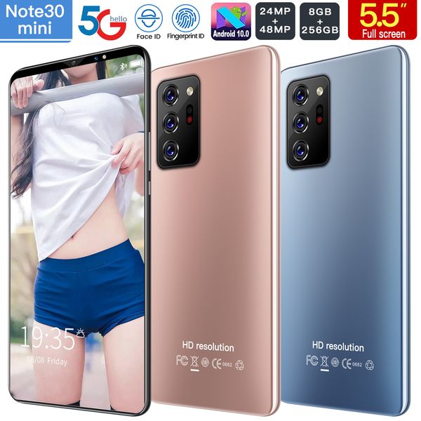 Note30nimi – téléphone portable intelligent Android 5G, 5.5 pouces, 1 4G, commerce électronique transfrontalier, offre spéciale, en Stock, vente en gros en usine