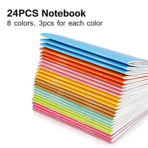 Notebook Mini Notebooks Steno Notepad Composition Pocket Book Pads Bulk Journal Memo Note Enfants Notes Journaux Large Ligné Cadeaux 240311