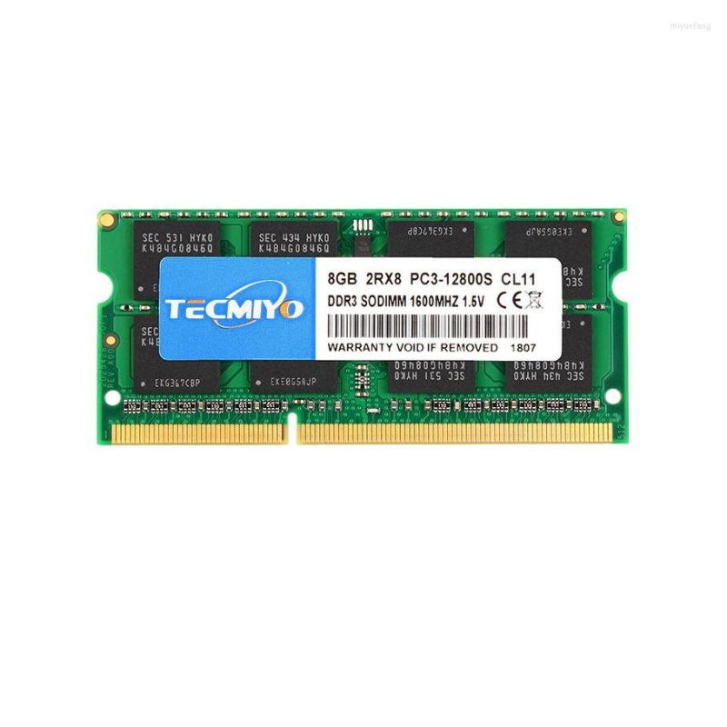 Anteckningsbok RAM 8GB DDR3 1600MHz 1.5V PC3-12800S SODIMM 2RX8 CL11 MEMORY FÖR LAPTOP