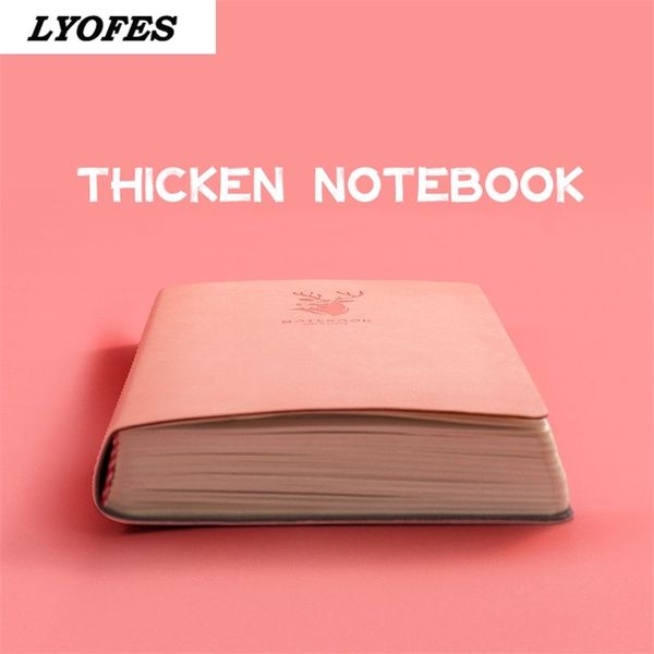Notebook Sketchbook Épaissir Blocs-Notes Papeterie Journal pour Étudiants Budget Livre Bureau Fournitures Scolaires Planificateur A5 210611