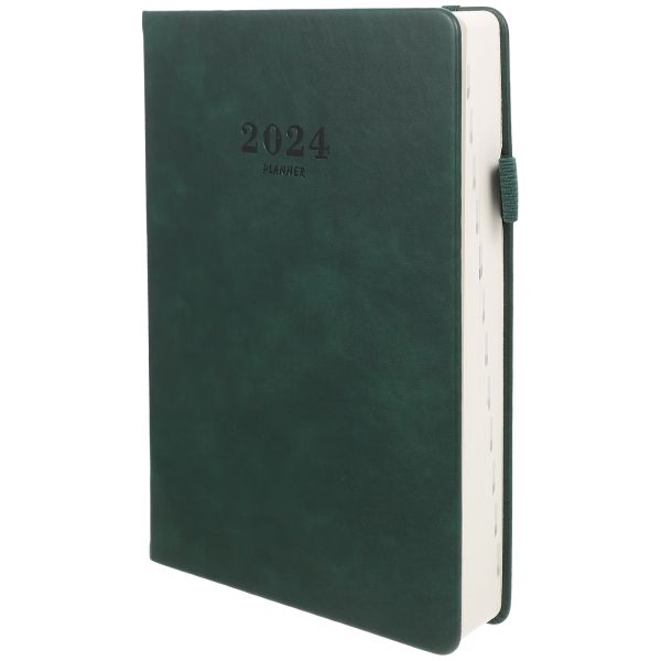 Notes de carnet 2024 Organisateur quotidien Agenda Book Pocket Sized Notebook Planiner Académique Planificateur