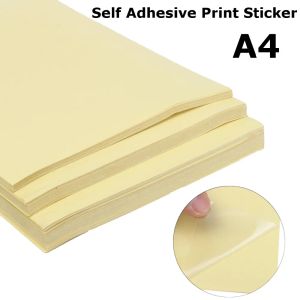 Notebooks 20 stks Duidelijke matte lijm printerpapier a4 Zelfklevende glanzende transparante papieren labelsticker voor laserprinters