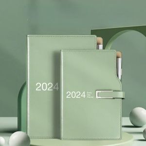 Notebooks Agenda 2024 Organisateur du planificateur Journal A5 Note de carnet quotidien de la papeterie de la papeterie Bullet Bullet Calendrier Sketchbook Office Note Book