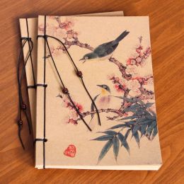 Cuadernos estilo chino 70 hojas de bocetos para dibujar cuadernos de planificadores folletos en blanco kraft papel extraño