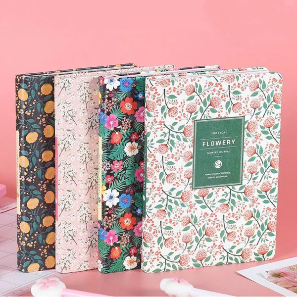 Notebooks Flowery Agenda Planner Pages Couleurs de carnet de carnet