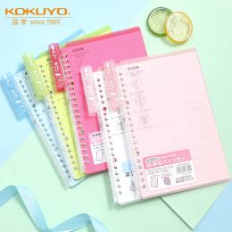 Notebooks Japon Kokuyo Campus Smartring Loseleaf Notebook Transparent Coil Loseleaf Notebook A5 / B5 10 feuilles papier Paper Prothing Notebook