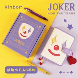 Cuadernos Kinbor Dream Clown A6 Notorbook Set Kawaii Cute Agenda Kpop Libretas de Apuntes Planner Diari High Value Notepad Stationery Supplio