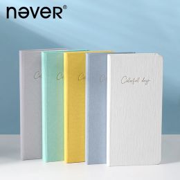 Notebooks Never Weeks Plan Notebook Hard Surface 2022/2023 Grid Small Book Efficiency Plan Schema Record Solid Color Journals Diri Plan
