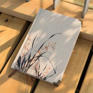 Notebooks Nieuwe producten: literair en retro dagboeklinnen A5 Notebook Chinese stijl bloemen en planten Creatieve geschenken