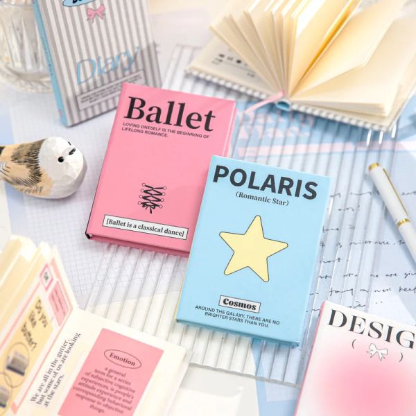 Notebooks Sweet Ballet Creative Ins Fashion Hardcover Pocket Notebook A7 Blank Paper 160p Cool School Office Stationery