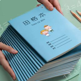 Cahiers épaissis 30 Tianzi Grid Homework Notebooks for Kindergarten Pupils anglais pinyin pratique Calligraphy Grid Notebook Livros Art