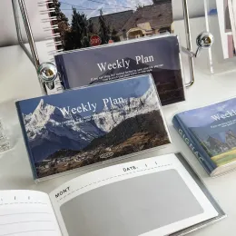 Notebooks Plan hebdomadaire Notebook Pocket Pocket 100gsm / 240page Agenda 2023/24 Notes-blocs de style pour l'école de bureau