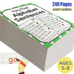 Broto-notes 240 pages Vocabulaire Activité exercice Look Learn Practice Le vocabulaire à haute fréquence le plus courant pour les enfants ordinateurs portables Word 230817