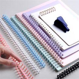 Blocnotes 2 stks 30 Gaten Ringen Binding Losbladige Ringband voor Papier Diameter 12mm Lengte Shearable DIY A4 Notebook Album Dagboek 230607