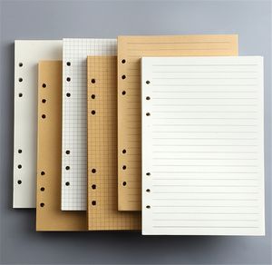 Koepboeken 45 A5 A6 A7 Loose Leaf Notebooks Navuled Spiral Binding Blank Inner Page Process Grid Paper Workstation 230408