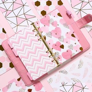 Notepads 5 Sheets Paper Index Divider A5 A6 Leuke 6 holes voor Binder Planner Notebook Stationery Accessoires Opmerking Pad Drop levering O DHDGZ