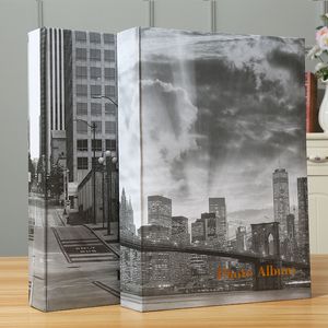 Bloc-notes 6 pouces 300 poches P o Album Vintage City Print Cover Insert P os Book Case Scrapbook Wedding Memory Gift 230804