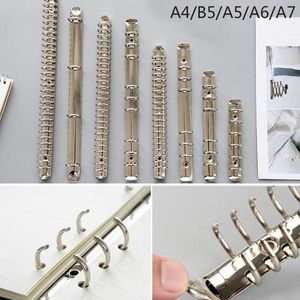 Knuitbui A4/B5/A5/A6/A7 Metal Spiral Rings Binder Clip Losse blad Bestand Folder Notebook Accessoire Stuursartikelen Hoge kwaliteit Hoge kwaliteit