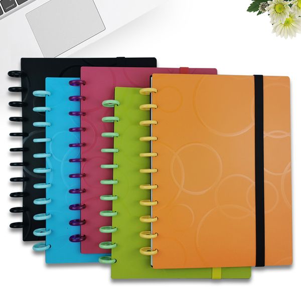 Bloc-notes A4 Binder Notebook Diary Book DIY Mushroom Hole Sketchbook Papier intérieur Disques de reliure Graffiti Bloc-notes à feuilles mobiles Fournitures de bureau 230515