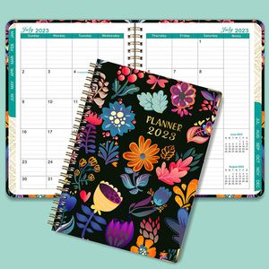 Notepads A5 Agenda Planner Spiral Notebook Schedule Journal Stationery Kawaii Sketchbook School Accessoires Budget Diary 230221