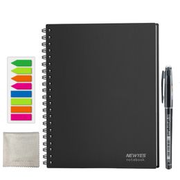 Kuitbuilium A5 B5 Smart Wissenbaar notebookpapier Weg notitieblad Noot Pad bekleed met pen Pocketbook Diary Office School Tekening Geschenk 230817
