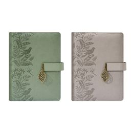 Bloc-notes A5 Feuilles mobiles Scrapbook Journal Bloc-notes Feuilles Pendentif Journal personnel Journal de voyage rechargeable avec fermoir magnétique 220914